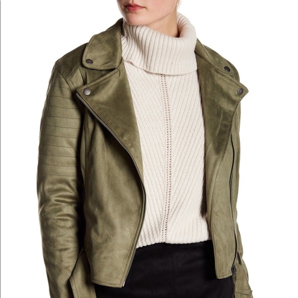 Cupcakes & Cashmere Dixie Moto Jacket (faux suede) - Picture 6 of 6